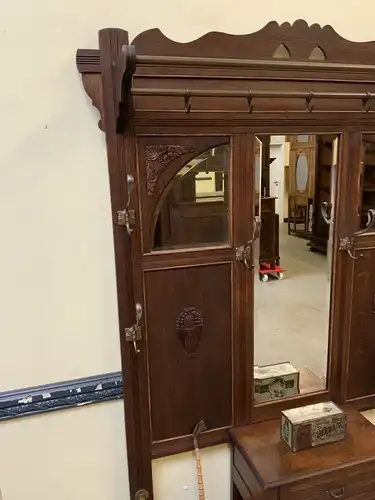 Antike Jugendstil Garderobe mit Schub -Traumhaft- Lieferung möglich!