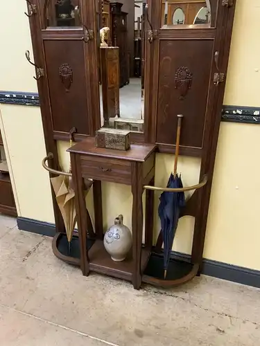 Antike Jugendstil Garderobe mit Schub -Traumhaft- Lieferung möglich!