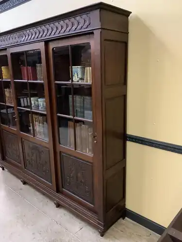 Antiker sensationeller Jugendstil Bücherschrank, Vitrine - Lieferung möglich!