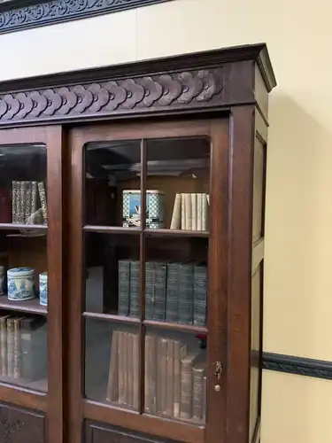 Antiker sensationeller Jugendstil Bücherschrank, Vitrine - Lieferung möglich!