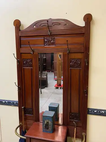 Antike Jugendstil Garderobe - traumhaft schön - Lieferung möglich!