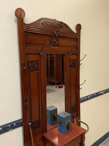 Antike Jugendstil Garderobe - traumhaft schön - Lieferung möglich!