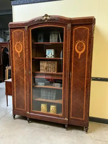 Antiker sensationeller Jugendstil Bücherschrank, Vitrine - Lieferung möglich!