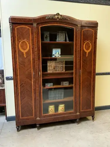 Antiker sensationeller Jugendstil Bücherschrank, Vitrine - Lieferung möglich!