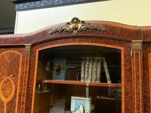 Antiker sensationeller Jugendstil Bücherschrank, Vitrine - Lieferung möglich!