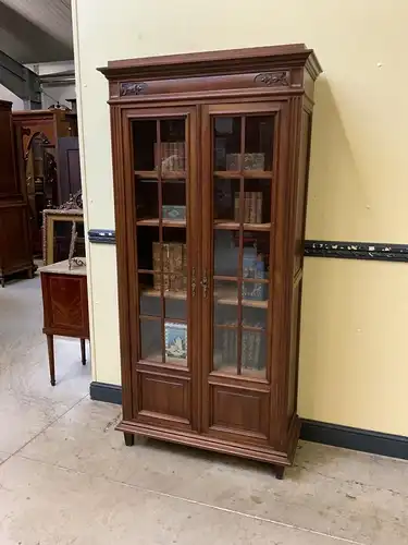 Antike Jugendstil Vitrine, Bücherschrank,  - Traumhaft   - Lieferung möglich!