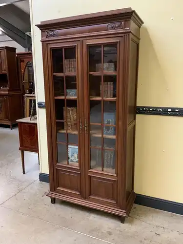 Antike Jugendstil Vitrine, Bücherschrank,  - Traumhaft   - Lieferung möglich!