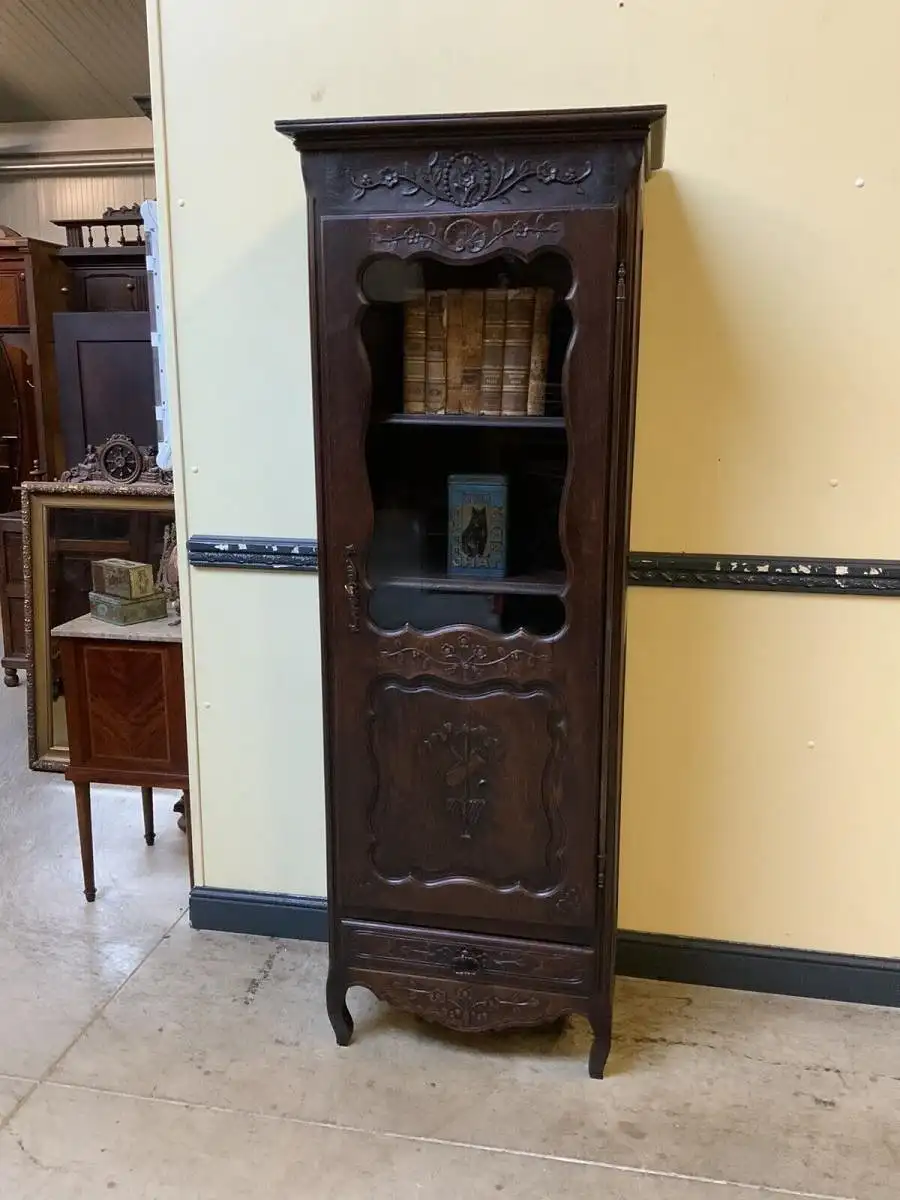 Antike Jugendstil Vitrine, Bücherschrank,  - Traumhaft   - Lieferung möglich!