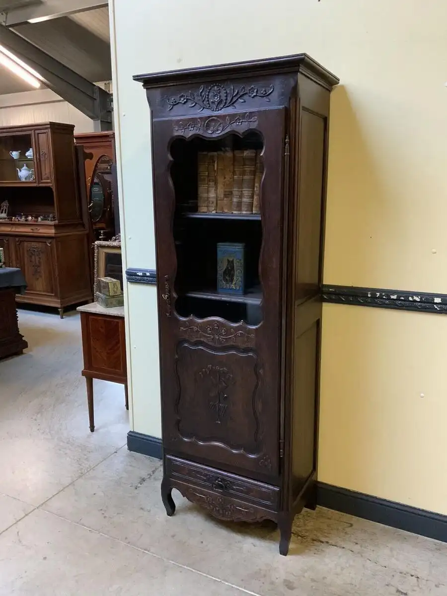 Antike Jugendstil Vitrine, Bücherschrank,  - Traumhaft   - Lieferung möglich!