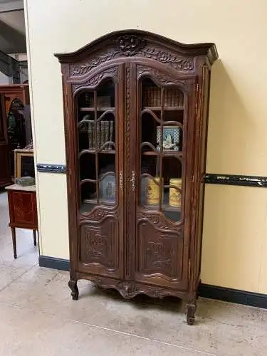 Antike - Vitrine, Bücherschrank, Jugendstil, Historismus - Lieferung möglich!