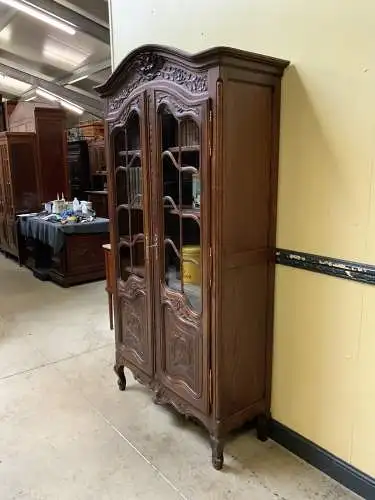 Antike - Vitrine, Bücherschrank, Jugendstil, Historismus - Lieferung möglich!