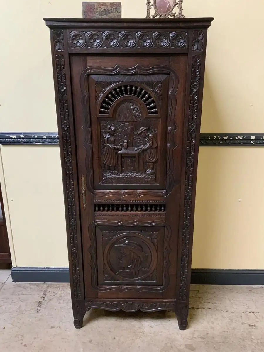 Antiker bretonischer Geschirrschrank, Vertiko, Traumhaft - Lieferung möglich! 7