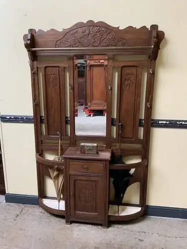 Antike Jugendstil Garderobe - traumhaft schön - Lieferung möglich!