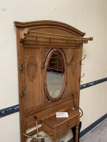 Antike Jugendstil Garderobe - traumhaft schön - Lieferung möglich!