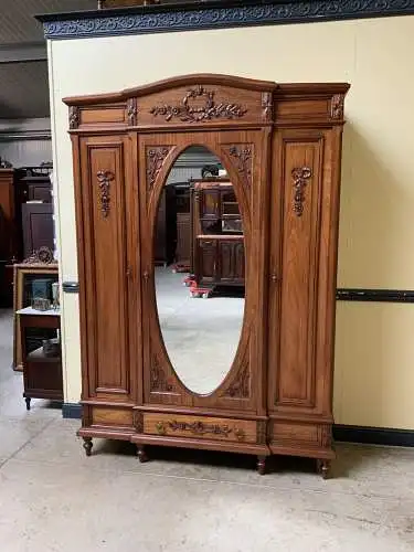 Antiker Jugendstil Wäscheschrank, Kleiderschrank, - Lieferung möglich!