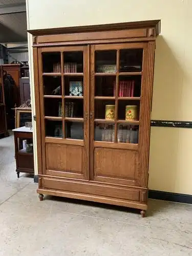 Antiker Jugendstil Bücherschrank, Vitrine, Traumhaft - Lieferung möglich!