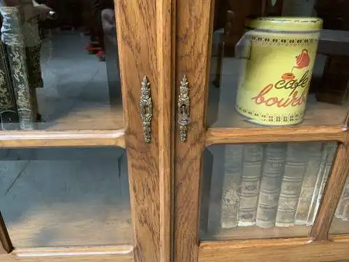 Antiker Jugendstil Bücherschrank, Vitrine, Traumhaft - Lieferung möglich!