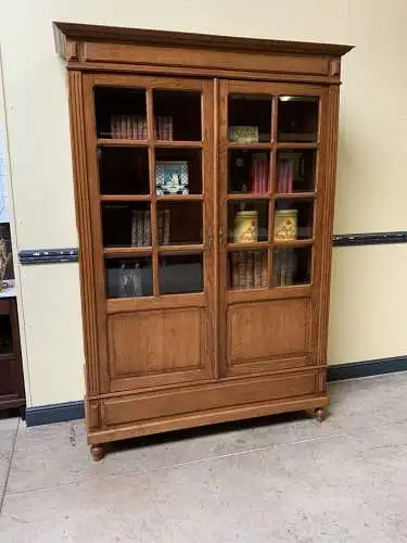 Antiker Jugendstil Bücherschrank, Vitrine, Traumhaft - Lieferung möglich!