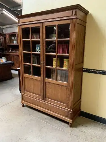 Antiker Jugendstil Bücherschrank, Vitrine, Traumhaft - Lieferung möglich!