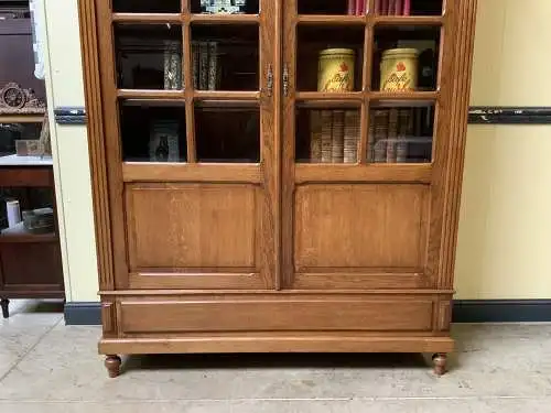 Antiker Jugendstil Bücherschrank, Vitrine, Traumhaft - Lieferung möglich!