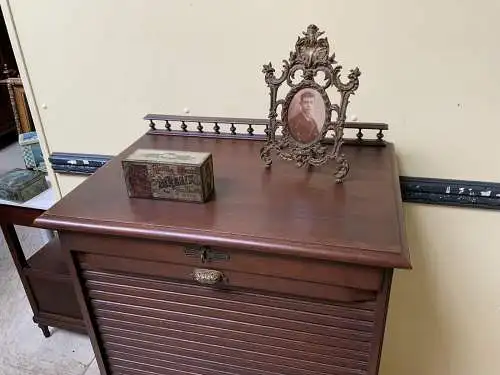 Antiker Jugendstil Rolladen Archiv Schrank - Traumhaft - Lieferung möglich!