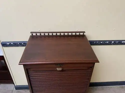 Antiker Jugendstil Rolladen Archiv Schrank - Traumhaft - Lieferung möglich!