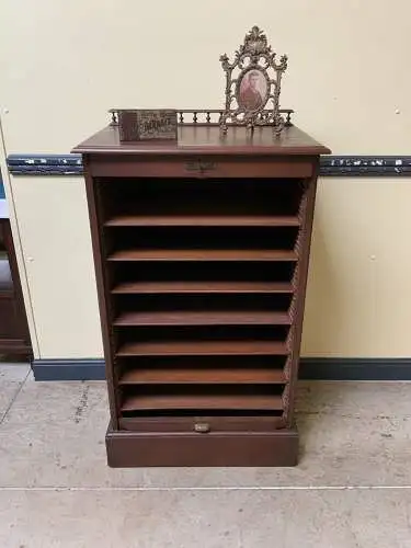 Antiker Jugendstil Rolladen Archiv Schrank - Traumhaft - Lieferung möglich!