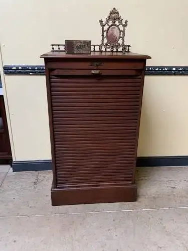 Antiker Jugendstil Rolladen Archiv Schrank - Traumhaft - Lieferung möglich!