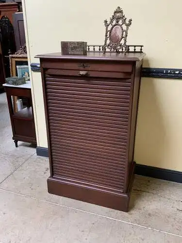Antiker Jugendstil Rolladen Archiv Schrank - Traumhaft - Lieferung möglich!