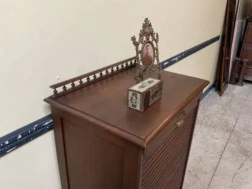Antiker Jugendstil Rolladen Archiv Schrank - Traumhaft - Lieferung möglich!