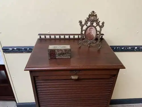 Antiker Jugendstil Rolladen Archiv Schrank - Traumhaft - Lieferung möglich!