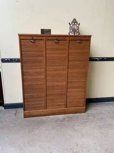 Antiker Art Deco Rolladen Archiv Schrank - Traumhaft - Lieferung möglich!