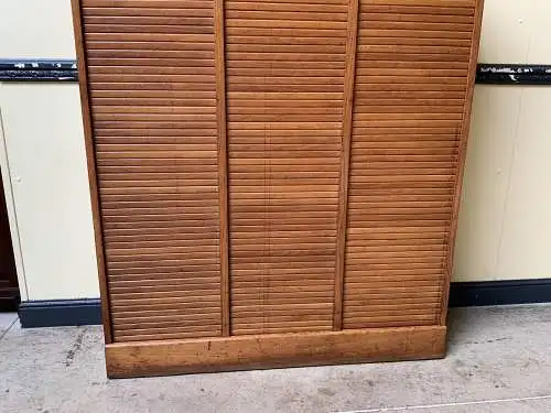 Antiker Art Deco Rolladen Archiv Schrank - Traumhaft - Lieferung möglich!