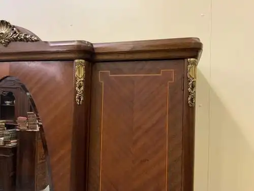 Antiker Jugendstil Wäscheschrank, Kleiderschrank, Intarsien - Lieferung möglich!