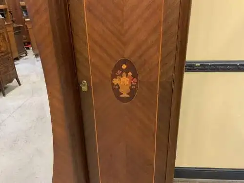 Antiker Jugendstil Wäscheschrank, Kleiderschrank, Intarsien - Lieferung möglich!