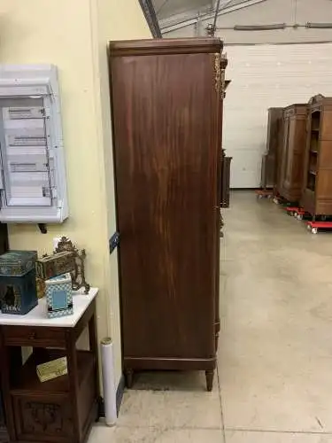 Antiker Jugendstil Wäscheschrank, Kleiderschrank, Intarsien - Lieferung möglich!