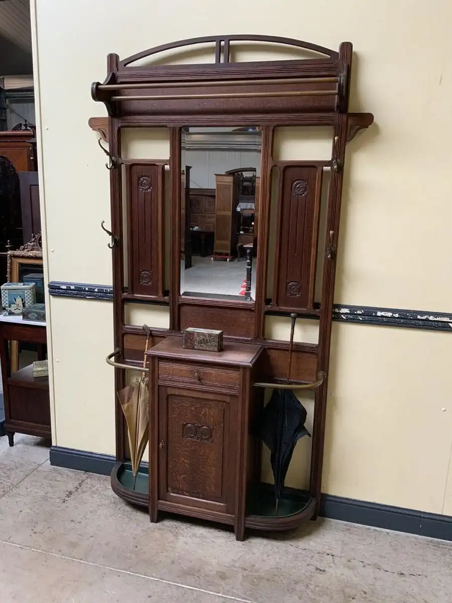 Antik - Garderobe, Kleiderständer - Jugendstil - Lieferung möglich! 0