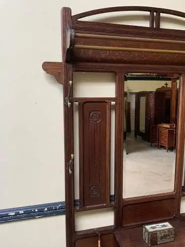 Antike Jugendstil Garderobe - traumhaft schön - Lieferung möglich!