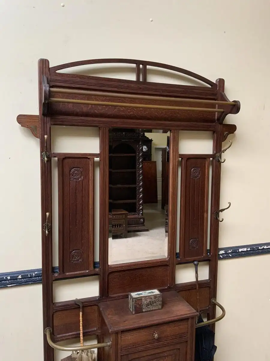 Antik - Garderobe, Kleiderständer - Jugendstil - Lieferung möglich! 13