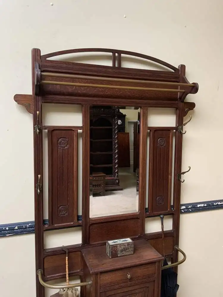 Antik - Garderobe, Kleiderständer - Jugendstil - Lieferung möglich! 13