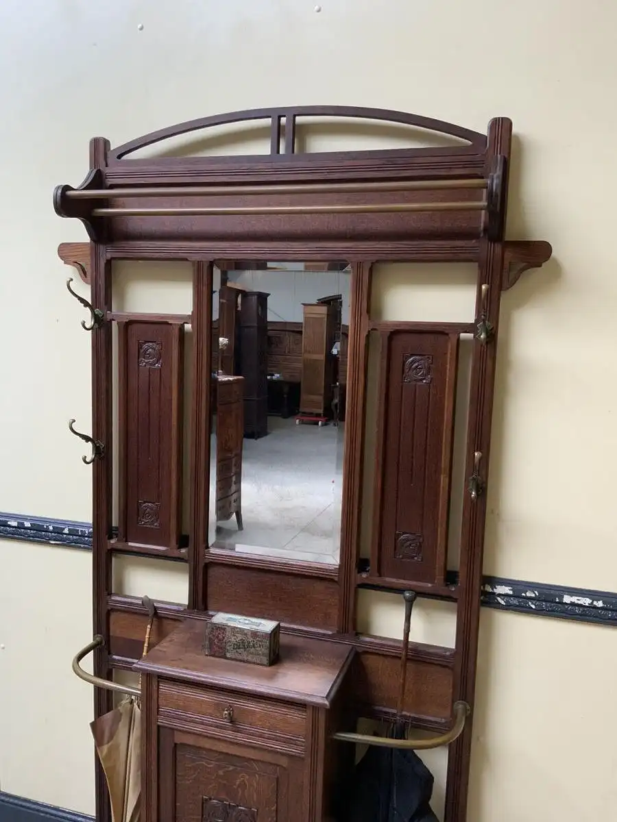 Antik - Garderobe, Kleiderständer - Jugendstil - Lieferung möglich! 15