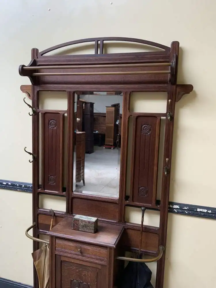 Antik - Garderobe, Kleiderständer - Jugendstil - Lieferung möglich! 15