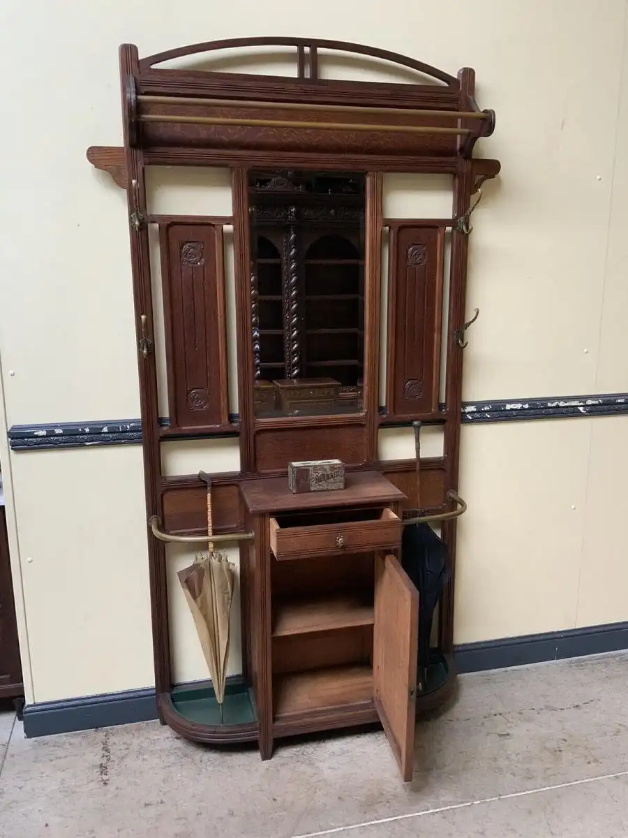 Antik - Garderobe, Kleiderständer - Jugendstil - Lieferung möglich! 16