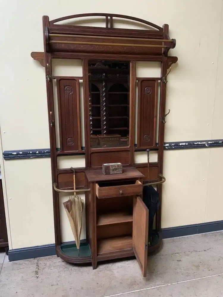 Antik - Garderobe, Kleiderständer - Jugendstil - Lieferung möglich! 16