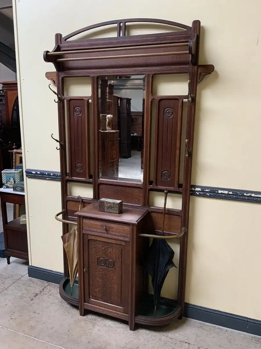 Antik - Garderobe, Kleiderständer - Jugendstil - Lieferung möglich! 2