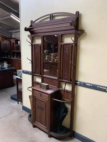 Antike Jugendstil Garderobe - traumhaft schön - Lieferung möglich!