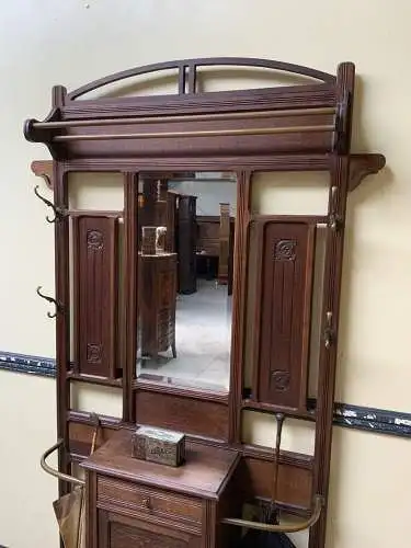 Antike Jugendstil Garderobe - traumhaft schön - Lieferung möglich!