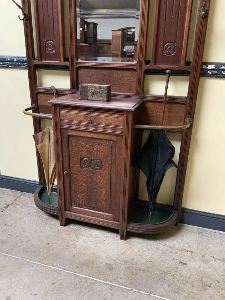 Antik - Garderobe, Kleiderständer - Jugendstil - Lieferung möglich! 8