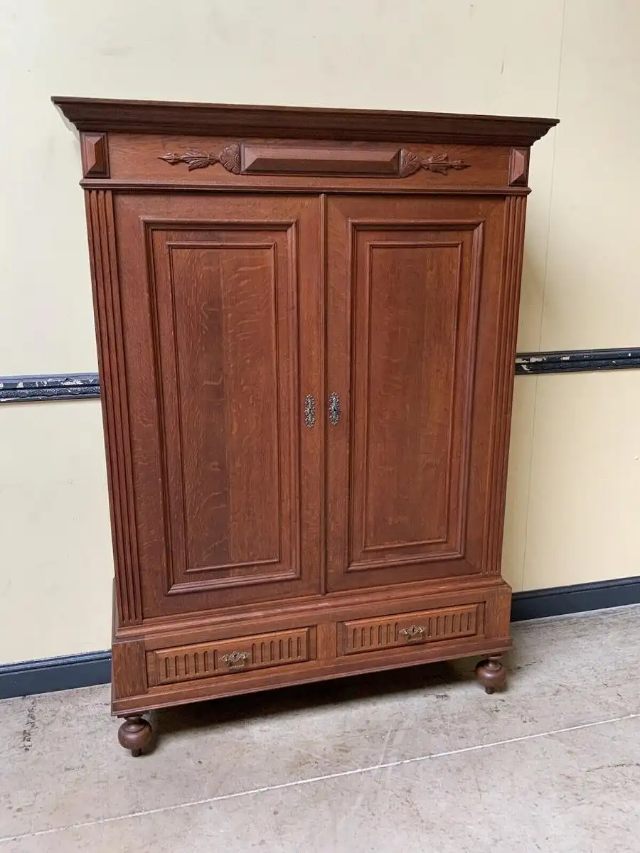 Antiker Jugendstil Wäscheschrank, Schuhschrank, Vertiko  - Lieferung möglich! 2