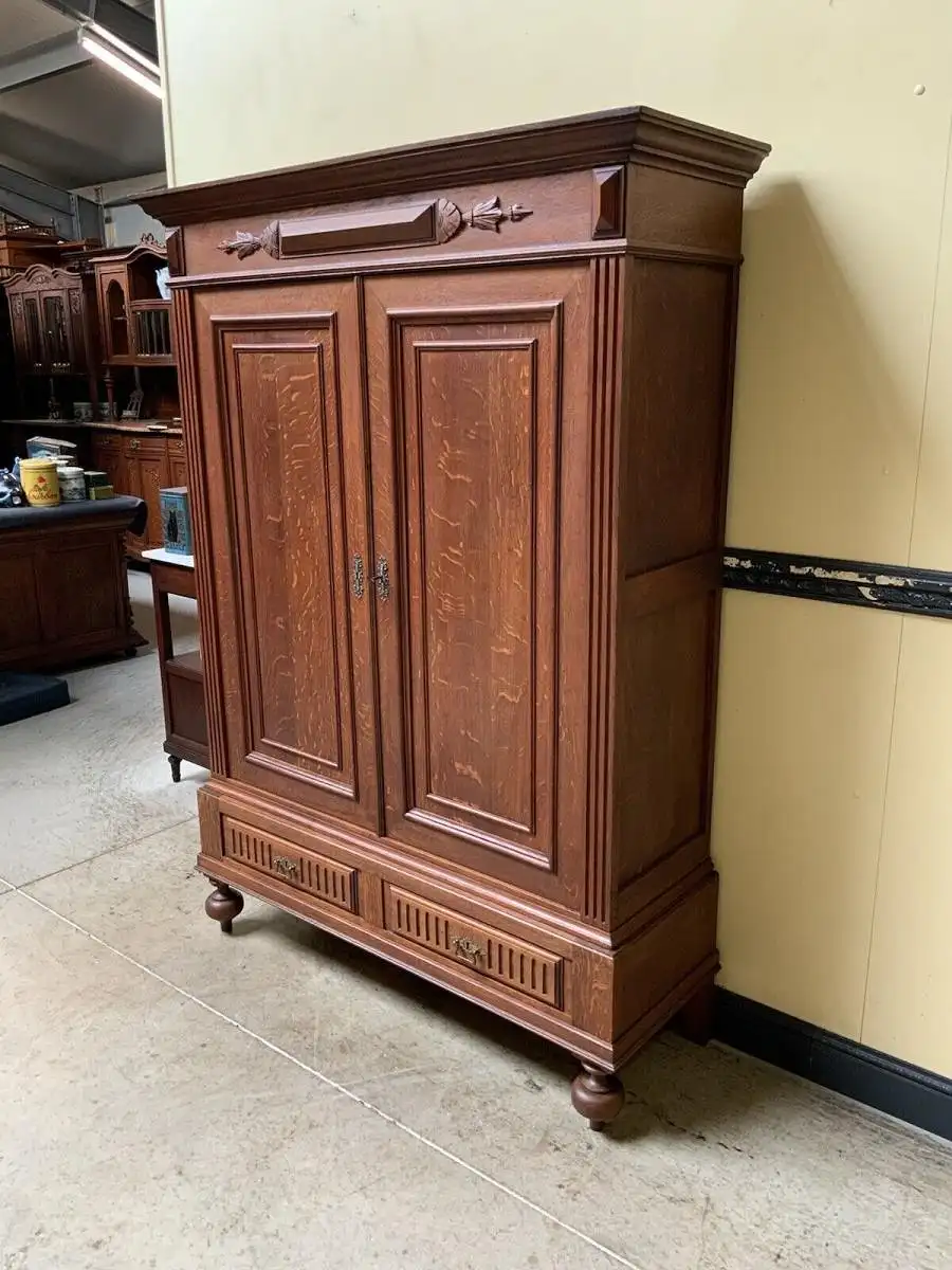 Antiker Jugendstil Wäscheschrank, Schuhschrank, Vertiko  - Lieferung möglich! 3